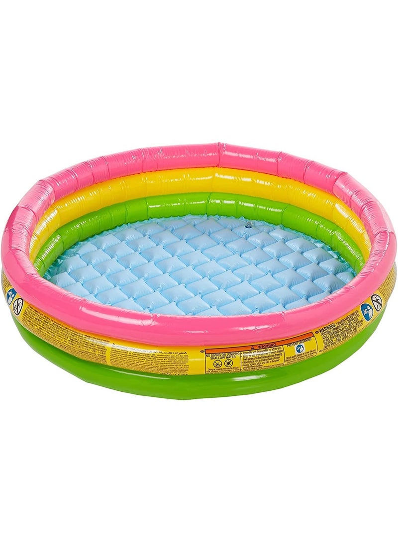 INTEX Portable Inflatable Lightweight Compact Circular Swimming Pool 114x25cm - Image 1
