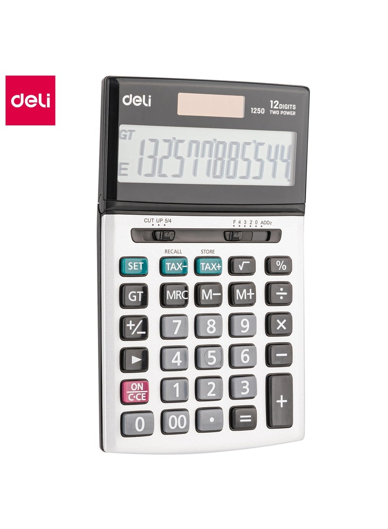 ديلي الة حاسبة بخاصية حساب قيمة الضريبة من ديلي بلون رمادي - Image 1