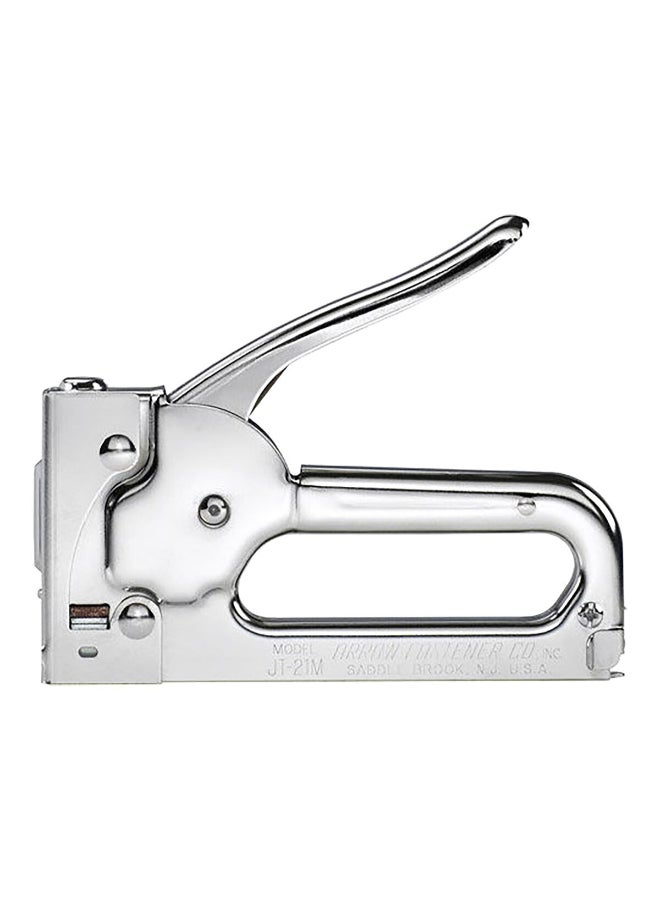 Arrow Lightweight Medium Duty Staple Gun wit Built-in Staple Remover Silver 22.6 x 3.04 x 17 cm JT21CM - Image 3