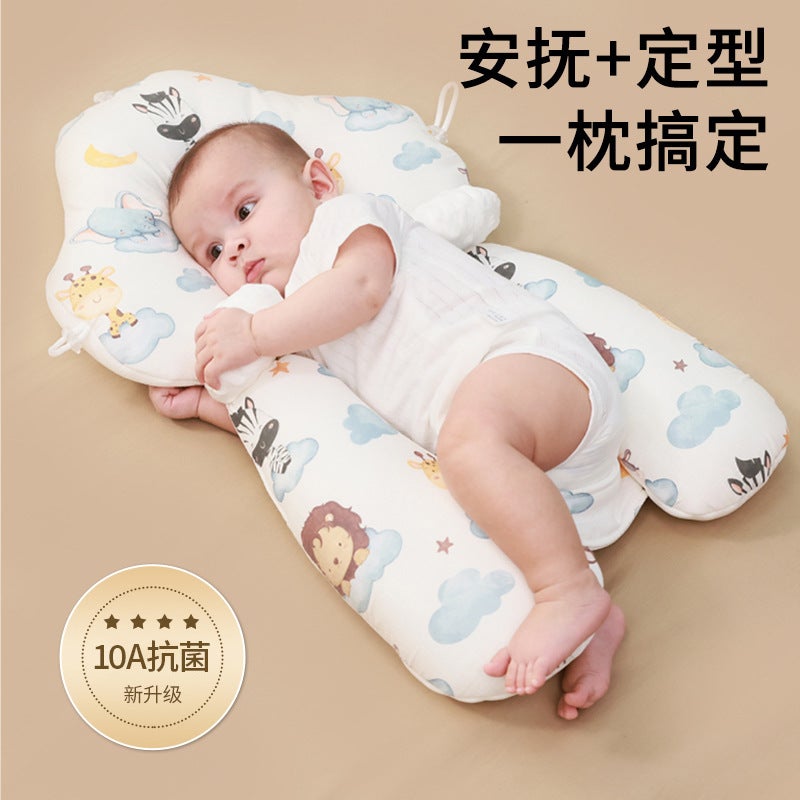 Newborn Baby Shaped Pillow – Cartoon Design for 0-3 Years Old Comfort - Image 2