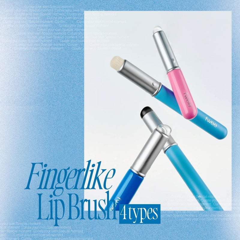 fwee Fingerlike Silicone Lip Brush Slim | Multi-purpose Makeup Blending Brush with Lid - Image 3