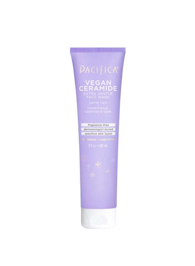 Pacifica Vegan Ceramide Extra Gentle Face Wash 147ml - Image 1