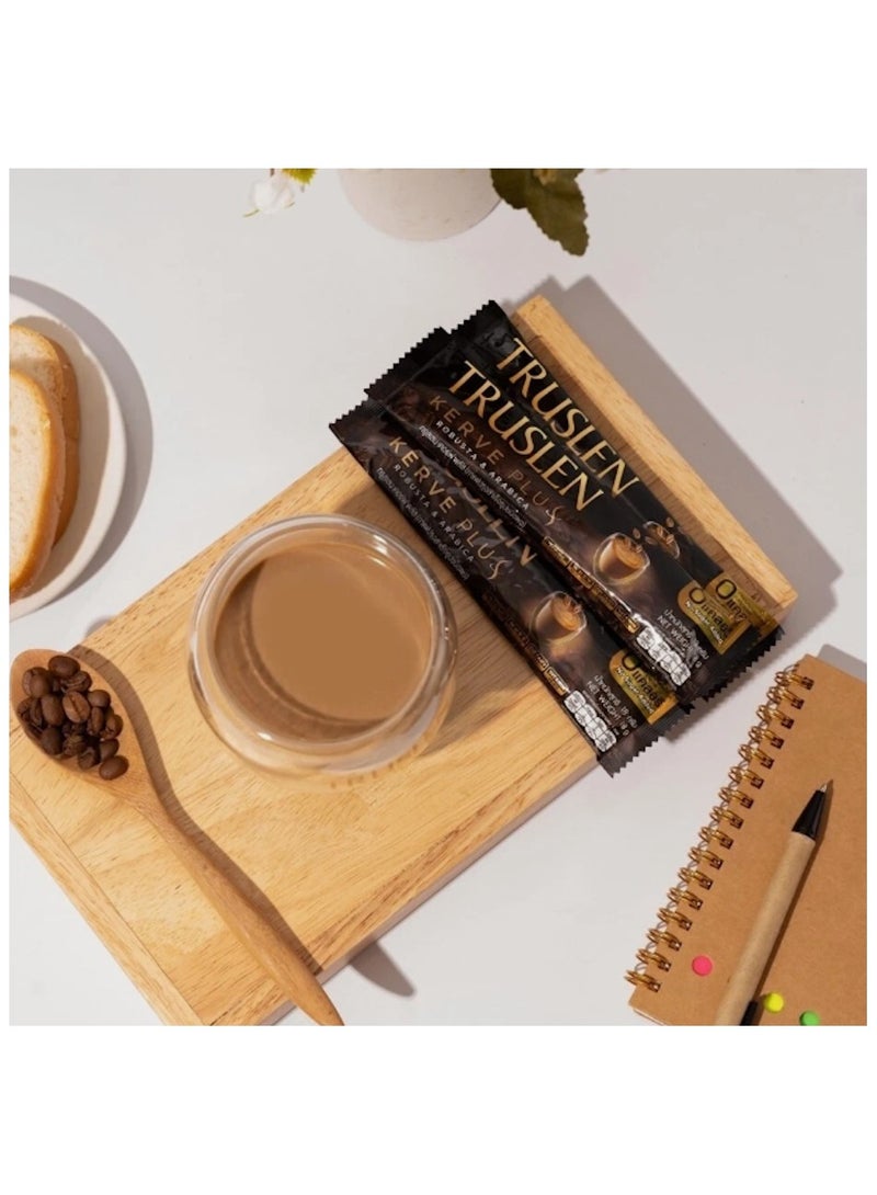 Truslen Truslen Kerve Plus – Premium Robusta & Arabica Coffee (12 Sachets x 18g) - Image 4