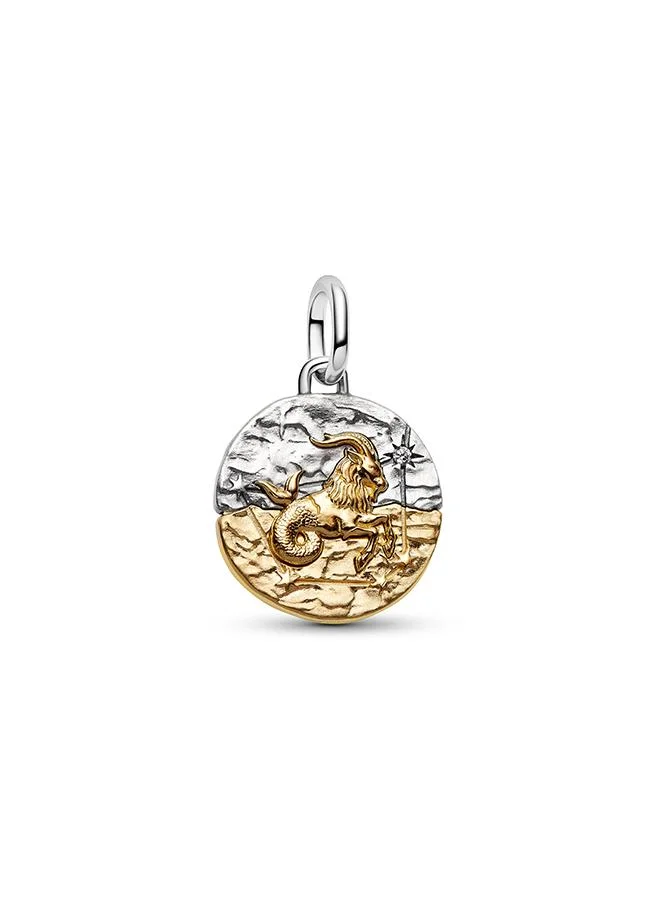 Capricorn Zodiac Medallion Charm