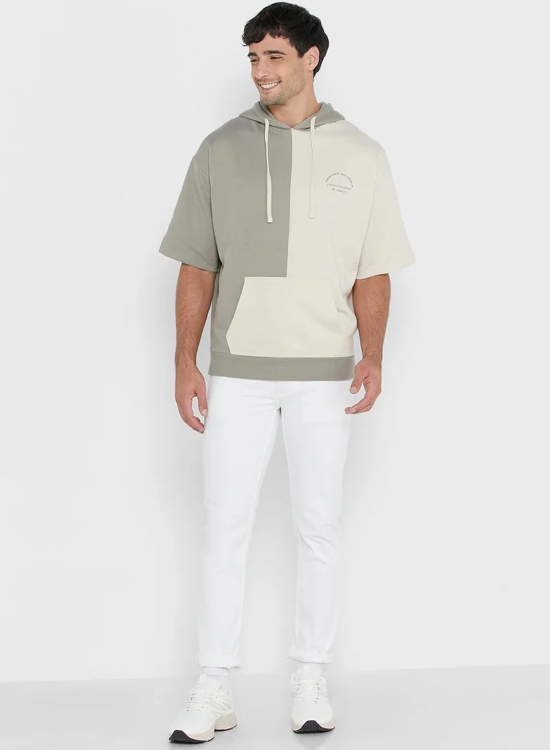 Another Influence Colour Block Hoodie