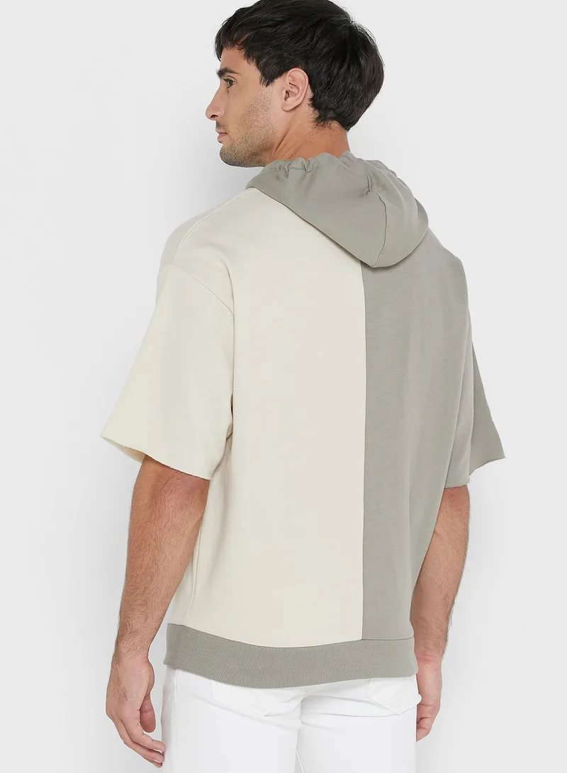 Another Influence Colour Block Hoodie