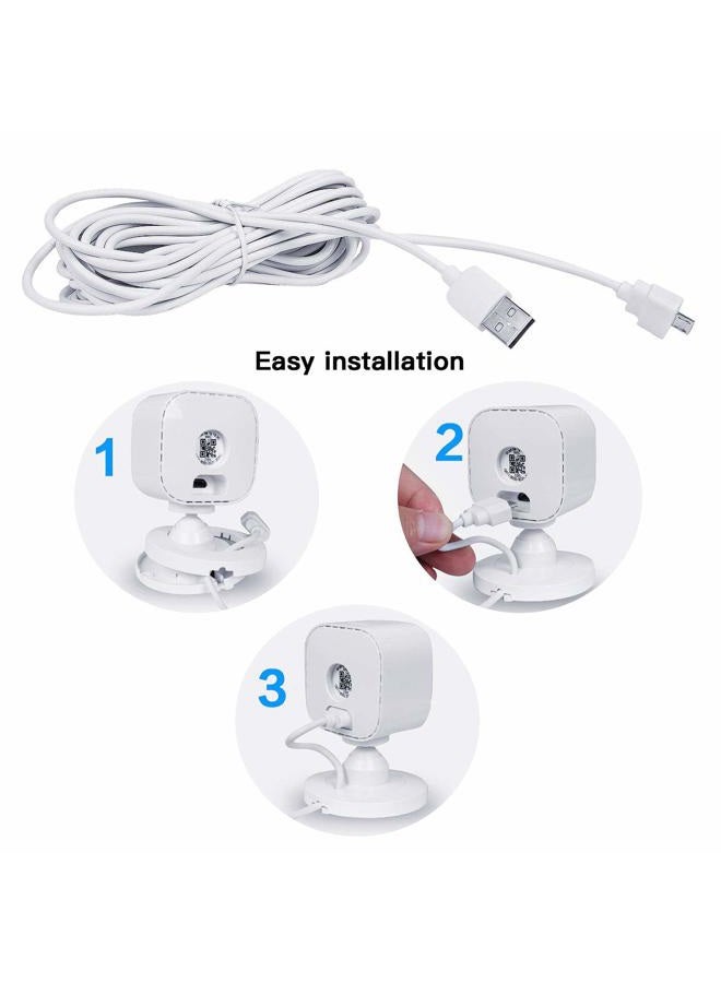 TIUIHU 30ft/9m Power Extension USB Cable for Blink Mini, Charger Cable Compatible with Blink Mini Indoor Plug-in Camera Extension Cable(Blink Mini is not Included) - Image 4