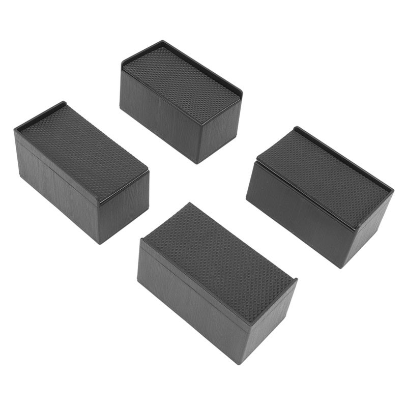 L Shape Furniture Risers 4-Pack: Stackable Design Smooth Corners - Heightened Under Bed Storage for Home Kitchen Bedroom Living Room

### （）：
L Shape Furniture Risers: Stackable Design Smooth Corners - Image 3