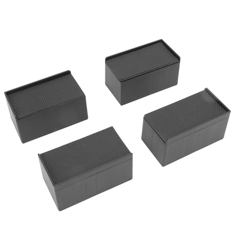 L Shape Furniture Risers 4-Pack: Stackable Design Smooth Corners - Heightened Under Bed Storage for Home Kitchen Bedroom Living Room

### （）：
L Shape Furniture Risers: Stackable Design Smooth Corners - Image 5