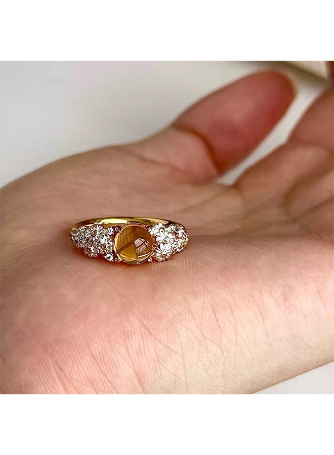 خاتم نسائي أنيق وفاخر، مصمم بإحساس فاخر خفيف، خاتم يومي رائع - Image 4