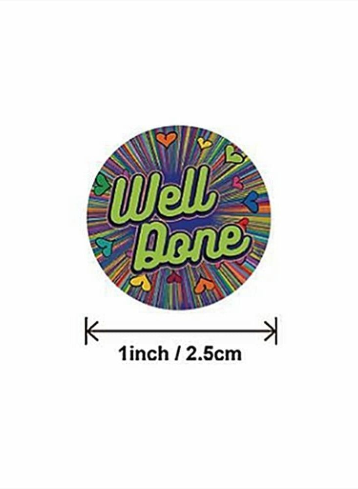 Y&D Kids Reward Stickers, 2 Rolls Teacher Rewards Vintage Hand Account Decor, Funny Encouragement Label  - Image 4