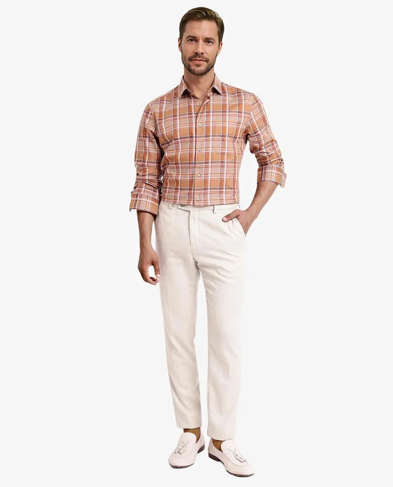Rare Rabbit Men's Smart Cotton Check Shirt