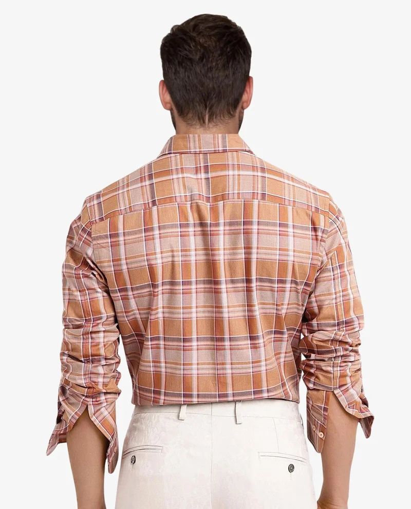 Rare Rabbit Men's Smart Cotton Check Shirt