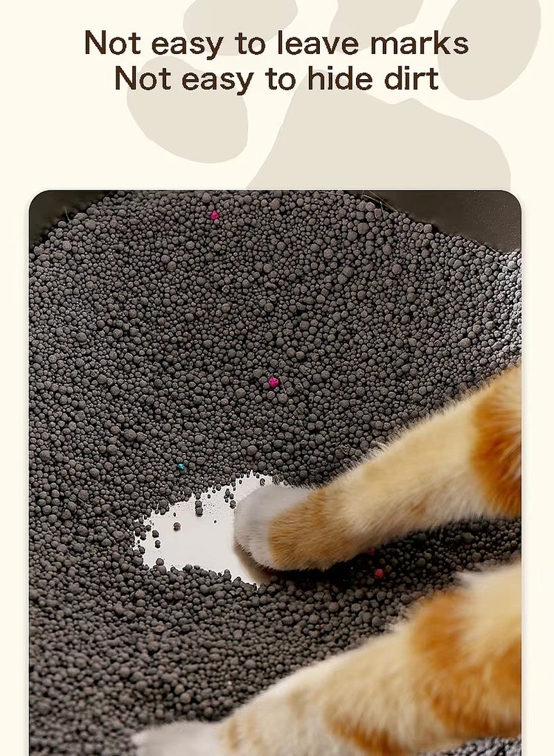 كيدل الفولاذ المقاوم للصدأ قطة القمامة مربع عالية الجانب المعدني قطة القمامة وعاء للقطط الكبيرة والصغيرة غير اللاصقة سطح ناعم ودائم - Image 4