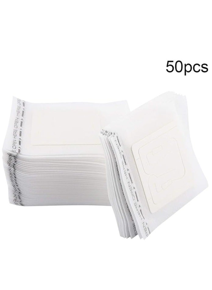 RANK 50Pcs Portable Coffee Filter Paper Bag with Hanging Ear Design, Disposable Drip Coffee Filter Paper Bag Single Serve ,Pour Over Coffee Filter Compatible with A Wide Variety of Coffee Cups 2 Pic  - Image 3