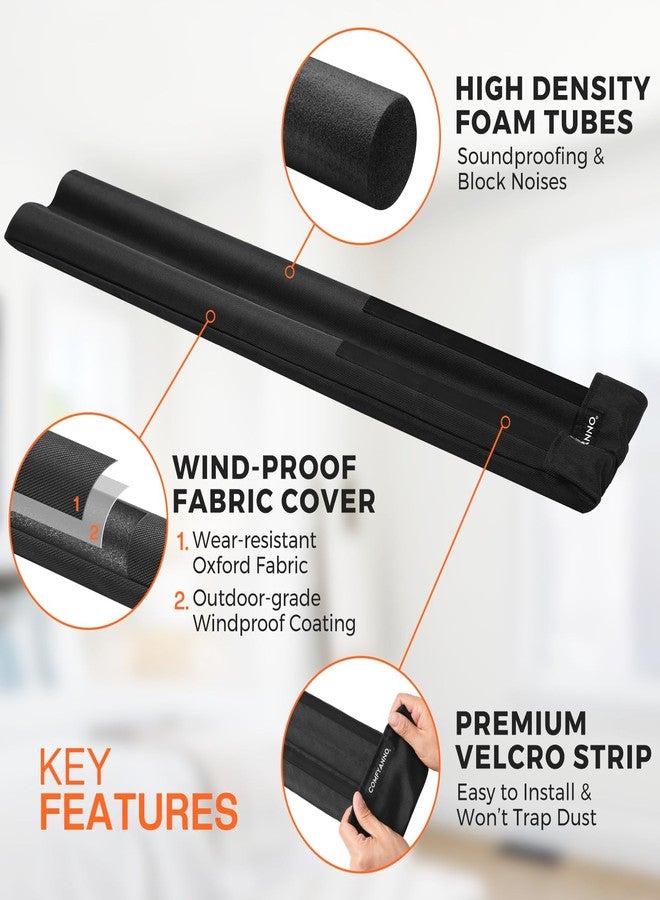 Comfyanno Door Draft Stopper, Under Door Draft Stopper, Keeps Cool Air Out - Seal Bottom of Doors 30" to 36" - Image 3