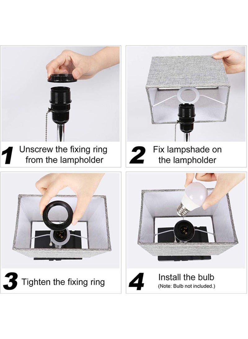 Sharpdo Creative Retro Style USB Charging Cloth Cover Desk Lamp Table Lamp - Image 5