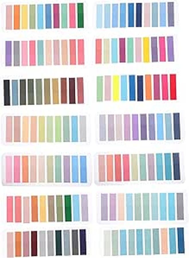 14 Sheets Cute Reading Stickers Book Tabs Page Markers Highlight Strips for Notes - Image 1