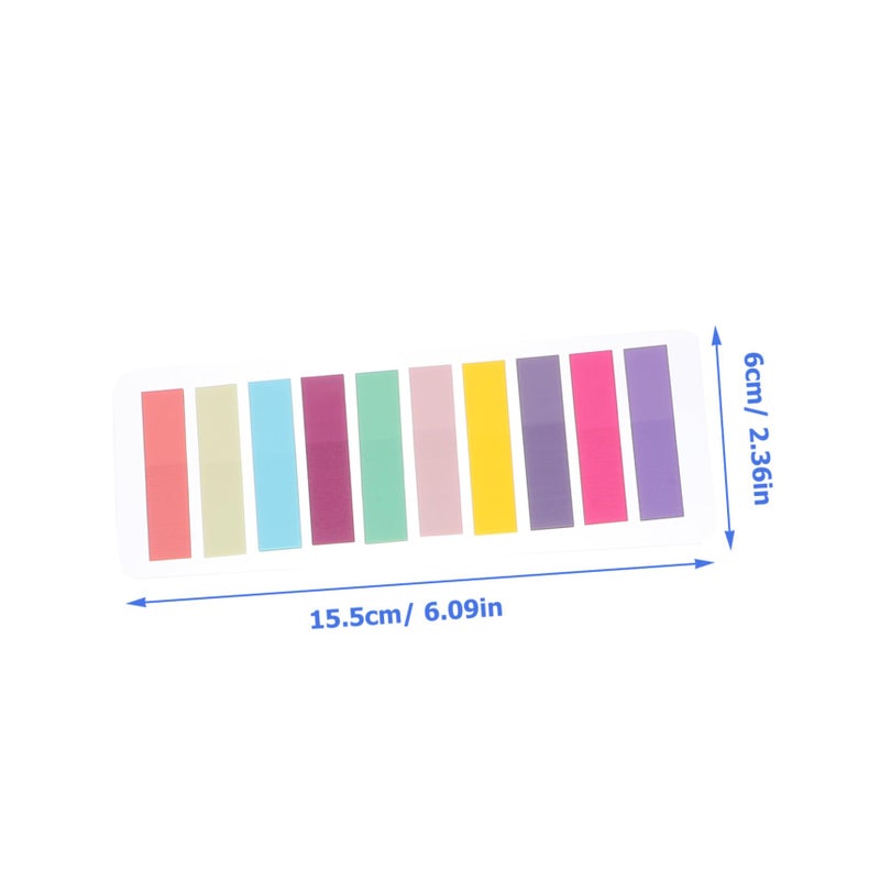 14 Sheets Cute Reading Stickers Book Tabs Page Markers Highlight Strips for Notes - Image 3