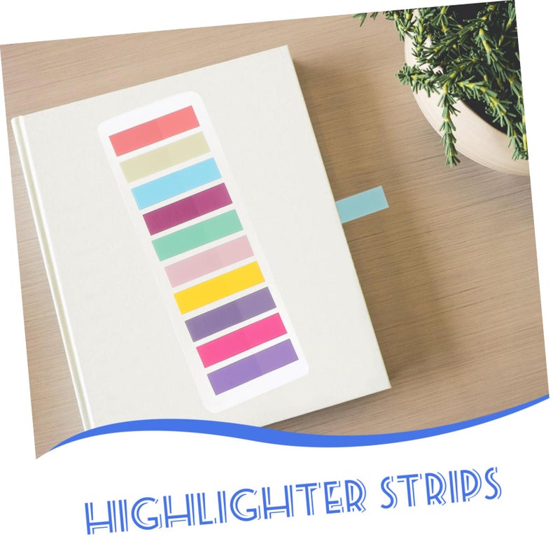 14 Sheets Cute Reading Stickers Book Tabs Page Markers Highlight Strips for Notes - Image 5