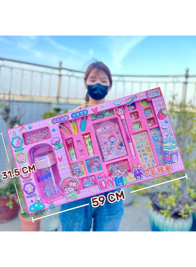 Children And Girls Toys Simulation Kitchen Play House Toys Suit Educational Toys Training Institutions Renewal Gifts-Specifications:6671 Hand Ledger Creative Cup Set 【gift Box】】 - Image 1