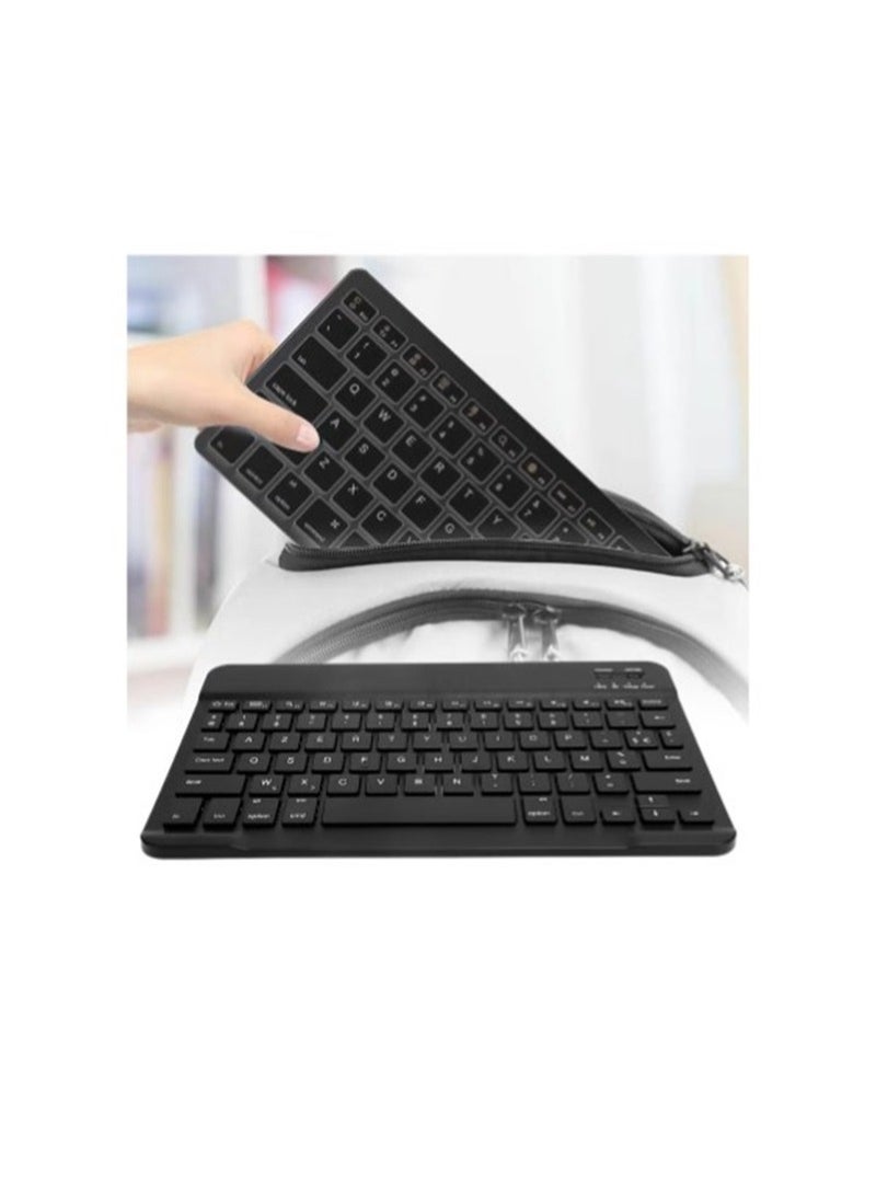 JOROBO 10 inch Wireless Keyboard, Portable Slip Resistant Panel Tablet Keyboard for Home Office for Phone tablets Smart Tv and projectors - Image 1