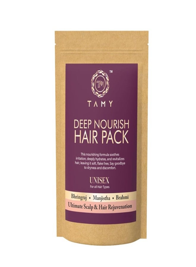 TAMY Deep Nourish Hair Pack - Herbal Treatment for Revitalized and Lustrous Hair - 100g - Image 1