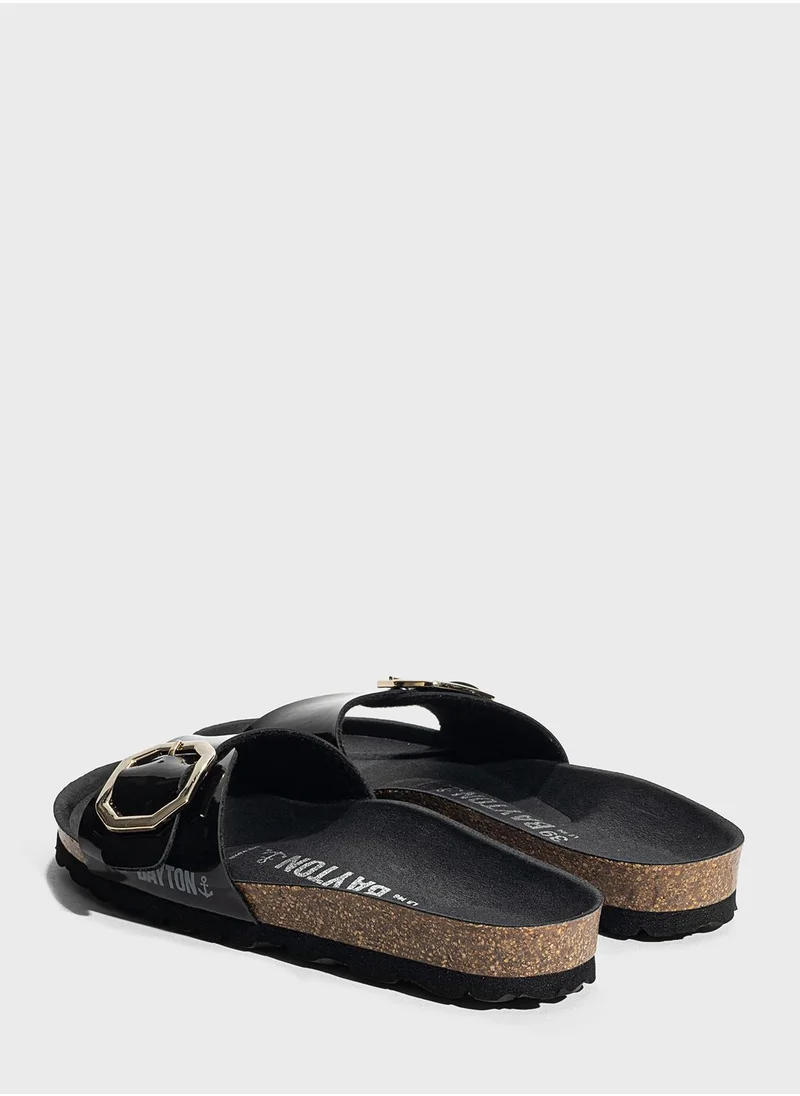 BAYTON Zephyr One Strap Flat Sandals