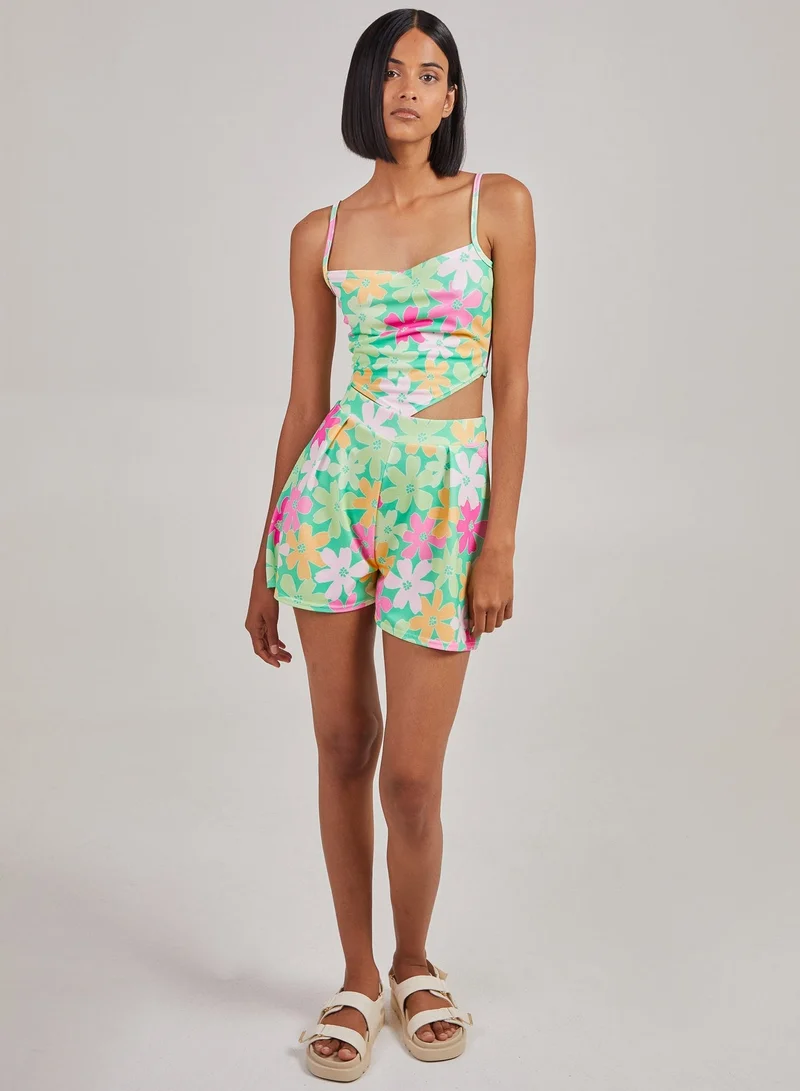 Pink Vanilla  Daisy Print Cami Top for Women | Best Price UAE