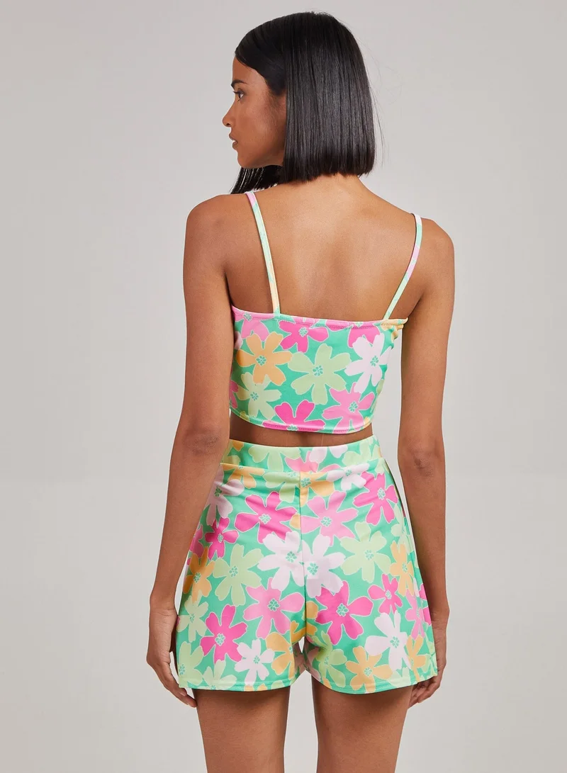 Pink Vanilla  Daisy Print Cami Top for Women | Best Price UAE
