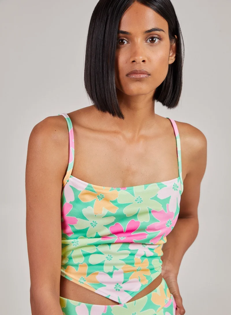 Daisy Print Cami Top