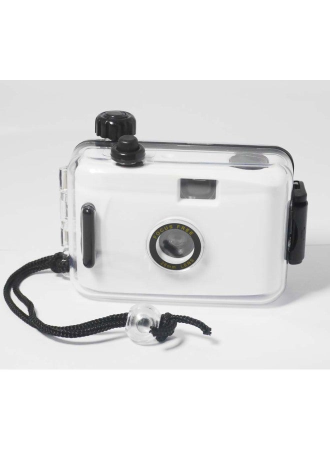 Direct Waterproof Film Camera Fool Camera Retro Film Various Colors To Choose From Stock-Color:White  - Image 1