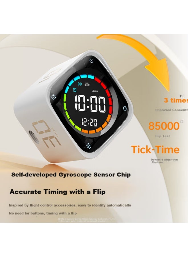 llano ساعة منبه ذكية لطلاب الأطفال لانو فليب تايمر لتعلم الانضباط الذاتي أداة استيقاظ مدير الوقت مؤقت عد تنازلي تذكير بالواجب هدية تايمكيوب Tk3 - Image 2