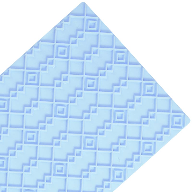 Grosun 6 Packs Fondant Impression Mat Fondant Texture Mats Clay Mold Set Lace Embossing Mat Fondant Cake Embossed Impression Sheets for Cake Decorating - Image 3