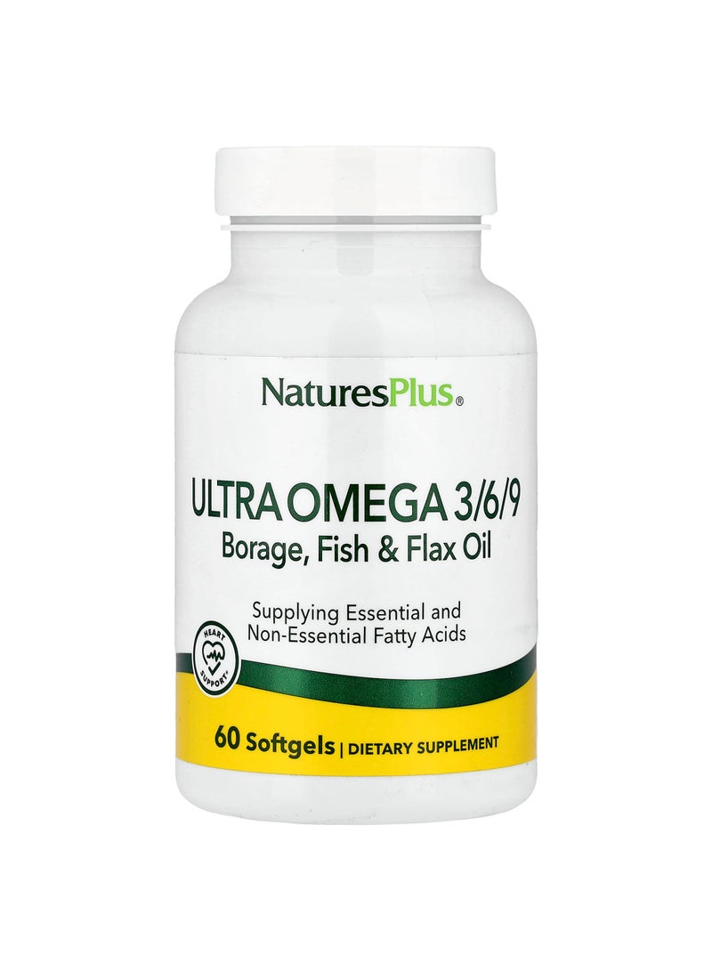 Ultra Omega 3/6/9, 60 Softgels