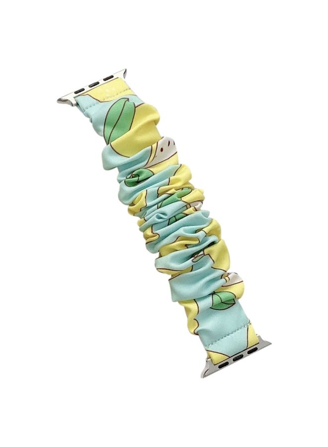Replacement Strap Single Loop Elasticity Cloth Fruit Watch Band For Apple Watch Ultra 49mm&Watch Ultra 2 49mm / Series 9&8&7 45mm / SE 3&SE 2&6&SE&5&4 44mm / 3&2&1 42mm E