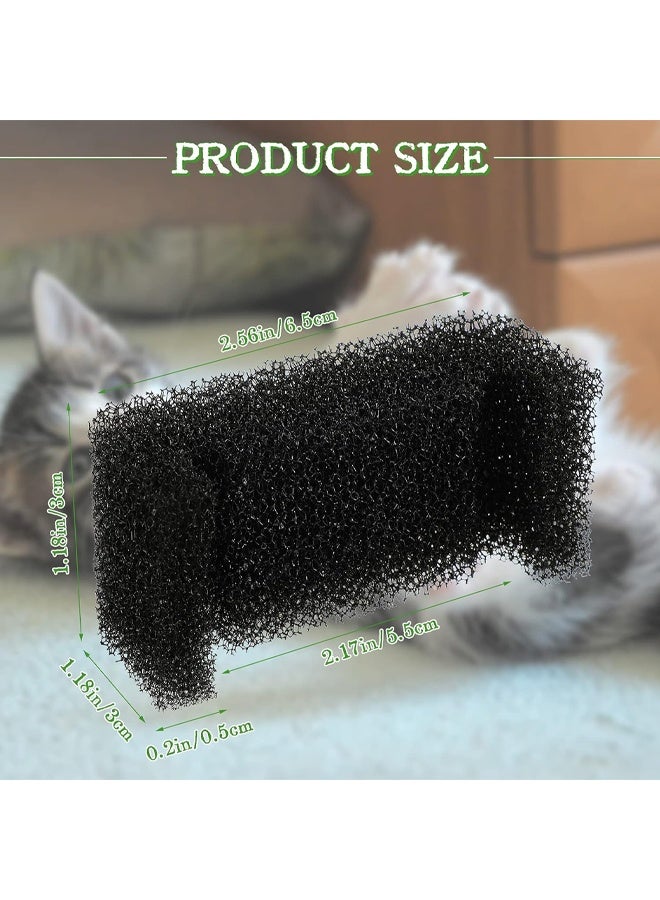 10Pack Replacement Sponge Filter for Neverland Cat Water Fountain with LED Light,、6.5CM*3CM - Image 2