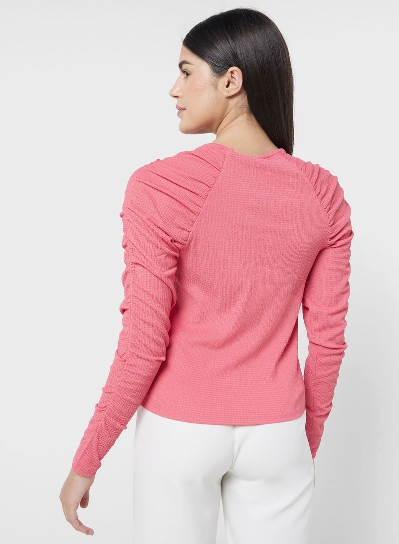 فيرو مودا بلوزة بأكمام مكشكشة - Image 2