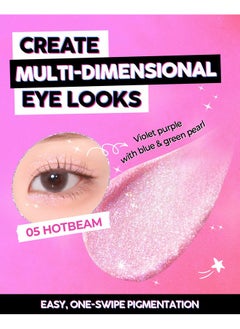 AMTS Webtoon True Beauty Makeup Liquid Glitter Eyeshadow Vegan Korean Eye Glitter Shimmer Eyeshadow Highlighter Kbeauty Kdrama05 Hotbeam  - Image 4