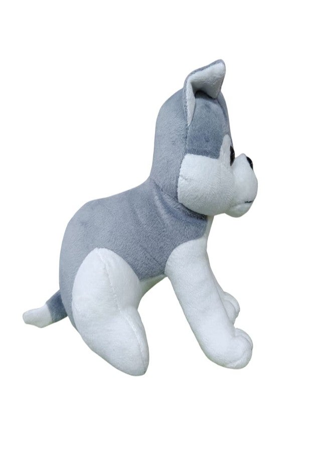 Stuff Tree Super Soft Toy Husky Dog 17 cm Gift for Kids Grey - Image 2