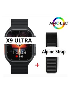 Smart Watch X9 Ultra Super Amoled Display Screen And Aluminum Case Wireless Charging 49mm
