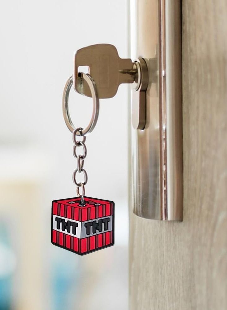 10-Pack of Minecraft Keychains Birthday Gift Light WeightKey Tags Portable Key Rings For Bag Backpack Boys Girls Kids  - Image 2