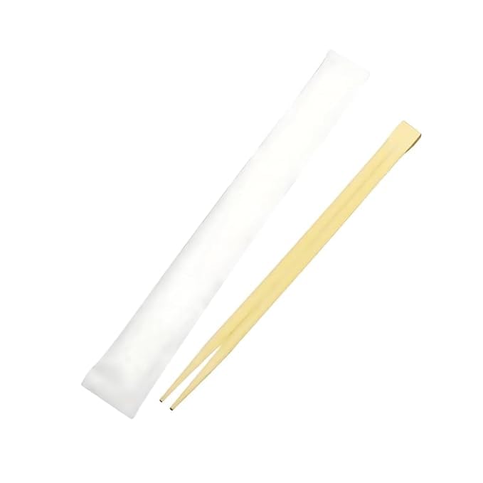 EcoZen Disposable Wooden Chopsticks with Paper Packing 9 inch 23 CM Pack of 100 EcoFriendly Bamboo Chopsticks for Sushi Ramen Noodles Perfect for Restaurants Takeout Home Use - Image 2