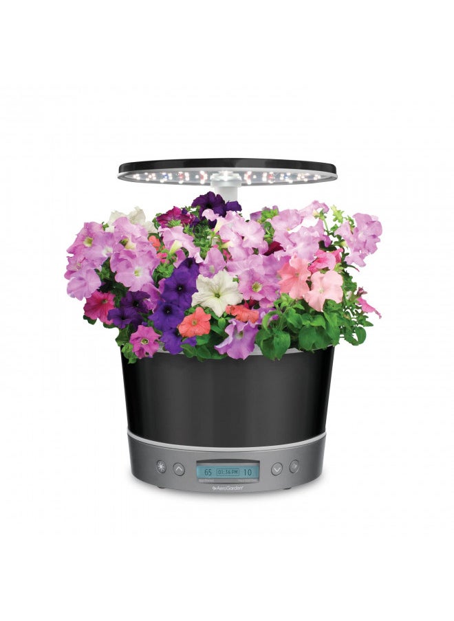 AeroGarden Harvest Elite 360 Indoor Garden Hydroponic System with LED Grow Light and Herb Kit, Holds up to 6 Pods, Platinum