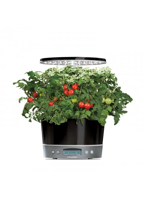 AeroGarden Harvest Elite 360 Indoor Garden Hydroponic System with LED Grow Light and Herb Kit, Holds up to 6 Pods, Platinum