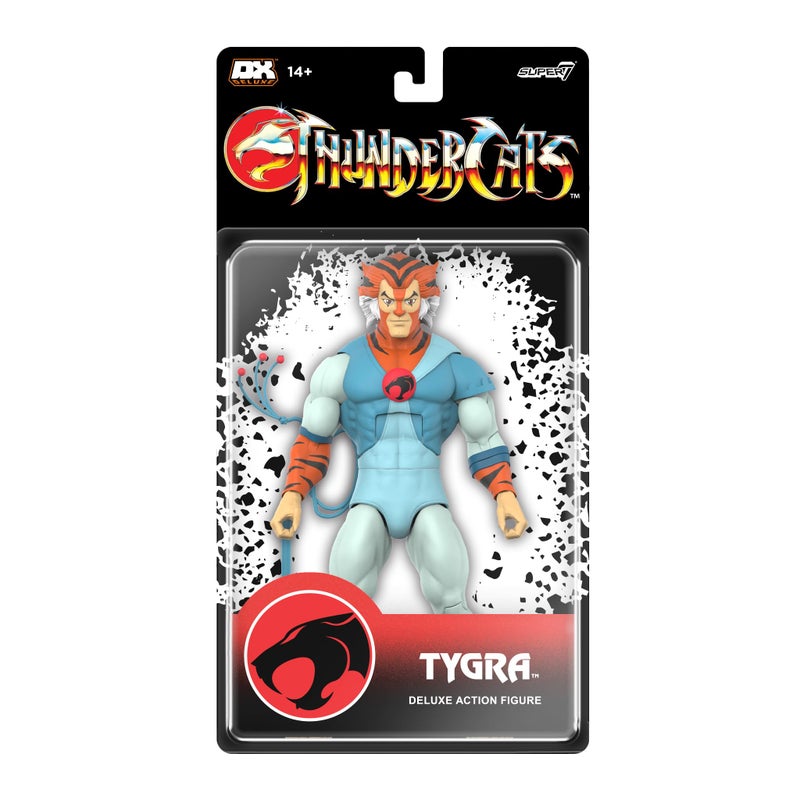 Super7 Deluxe Thundercats Tygra - 7" Thundercats Action Figure with Accessory Classic Cartoon Collectibles and Retro Toys - Image 1