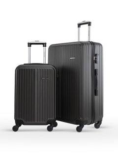 PARAJOHN Alpha ABS Hardside Spinner Luggage Trolley Set Dark Grey 20/28 Inch  - Image 1