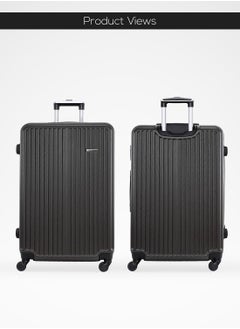 PARAJOHN Alpha ABS Hardside Spinner Luggage Trolley Set Dark Grey 20/28 Inch  - Image 2