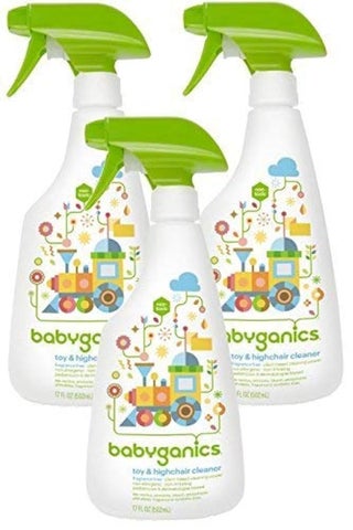 Babyganics Toy Highchair Cleaner Pack of 3 FragranceFree Multipurpose Household Cleaning Spray for Kids Toys High Chair and More Child Safe 17oz Spray Bottles - pzsku/ZA3558874F26A203C5218Z/45/1752246794/2758111a-a268-4990-a0d1-b491d26350e0