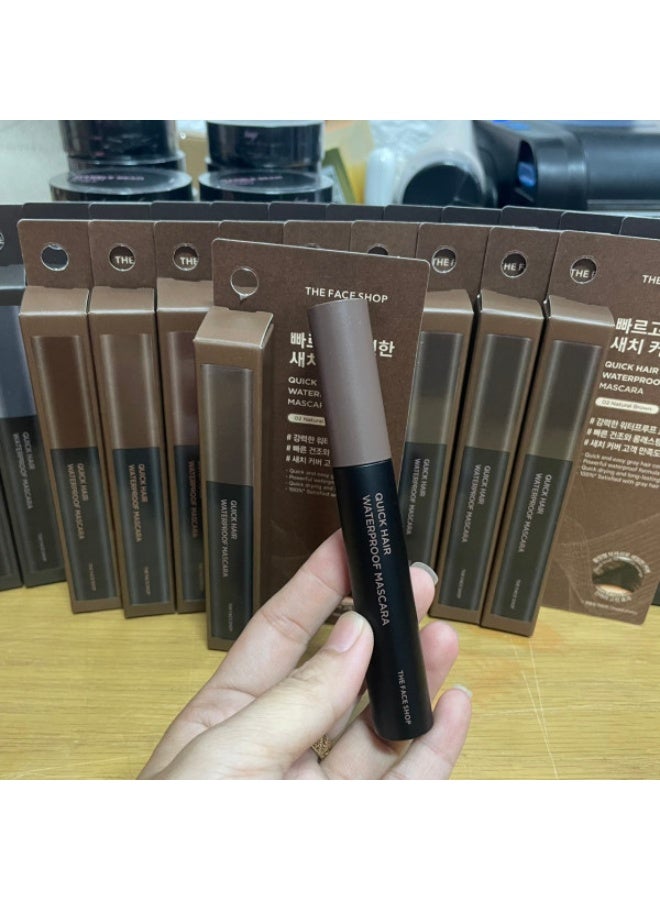 THEFACESHOP QUICK HAIR WATERPROOF MASCARA #01 NATURAL BLACK - Image 4